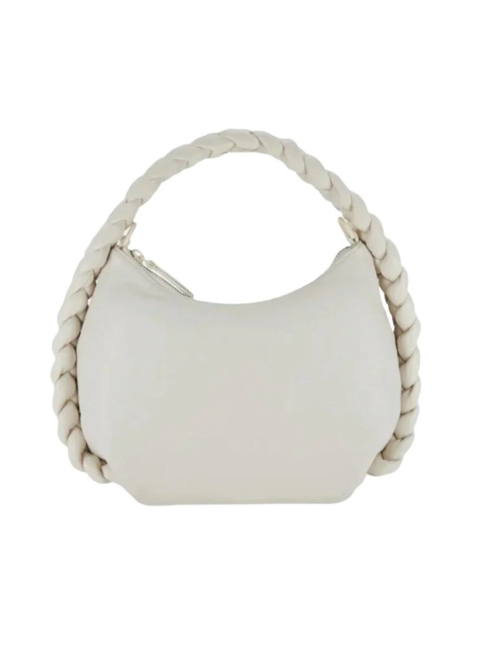 Dolce Vita Pippa Braided Handbag in Cream Leather